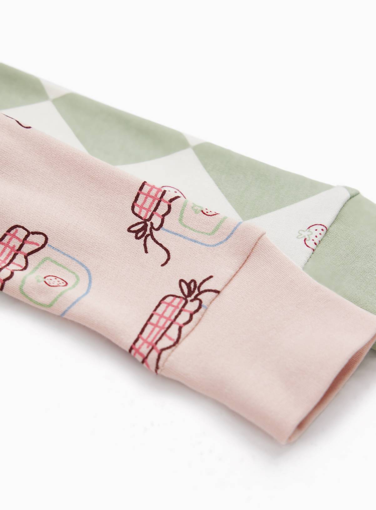 Sweet Treat Print Sleepsuits 3 Pack Up to 1 mth - Image 2
